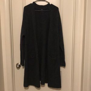 Mossimo long gray sweater cardigan